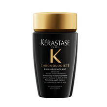 Load image into Gallery viewer, Kérastase Chronologiste Bain Régénérant youth revitalizing shampoo for aging hair — 80ml travel size.
