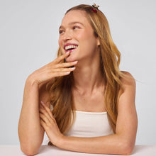 Load image into Gallery viewer, KITSCH - Mini Rhinestone Claw Clips 2pc Set - Cherry