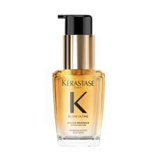 Load image into Gallery viewer, Kérastase Elixir Ultime L'Huile Originale hair oil travel size 30ml front view on white background for lasting shine and softness