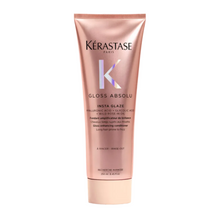 Load image into Gallery viewer, Kérastase Gloss Absolu Insta Glaze Conditioner full size 250ml on white background, high-shine conditioning formula for frizz control, softness, and smooth glossy finish.