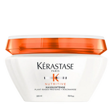 Load image into Gallery viewer, Kérastase Nutritive Masquintense full size 200ml on a white background, ultra-nourishing hair mask for dry fine-to-medium hair that delivers softness, hydration, and shine.