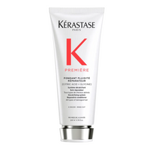 Load image into Gallery viewer, Kérastase Première Fondant Fluidité Réparateur Conditioner full size 200ml on a white background, lightweight repairing conditioner that restores softness, strength, and fluidity.