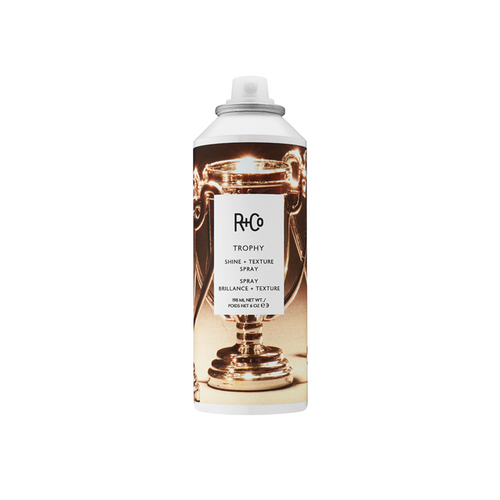 R+Co - TROPHY Aerosol Spray can with gold trophy background