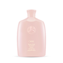 Load image into Gallery viewer, Oribe - Serene Scalp shampoo baby pink rounded bottle with gold lettering