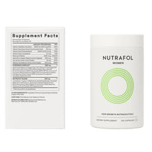 Load image into Gallery viewer, Nutrafol Women daily hair wellness 1 month supplement bottle for fuller-looking and healthier-looking hair