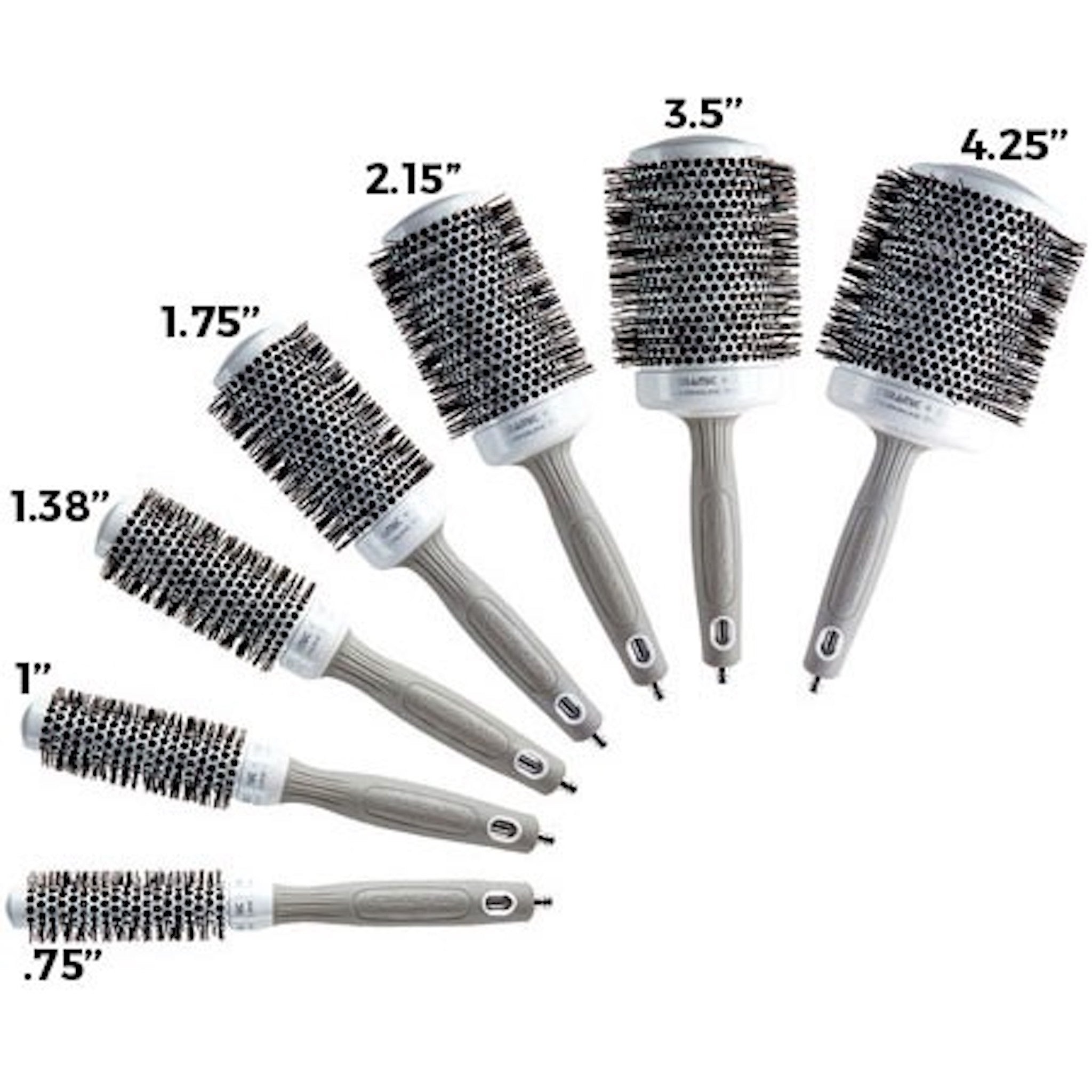 Olivia Garden Ceramic Ion Thermal Hairbrush Round Brush – THE