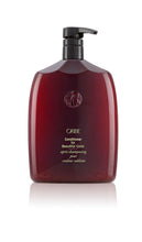 Load image into Gallery viewer,  Oribe - Conditioner for Beautiful Color red rounded liter bottle with black pump top 
