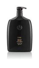 Load image into Gallery viewer, Oribe - Signature Shampoo liter sized black bottle with gold letting and black pump top