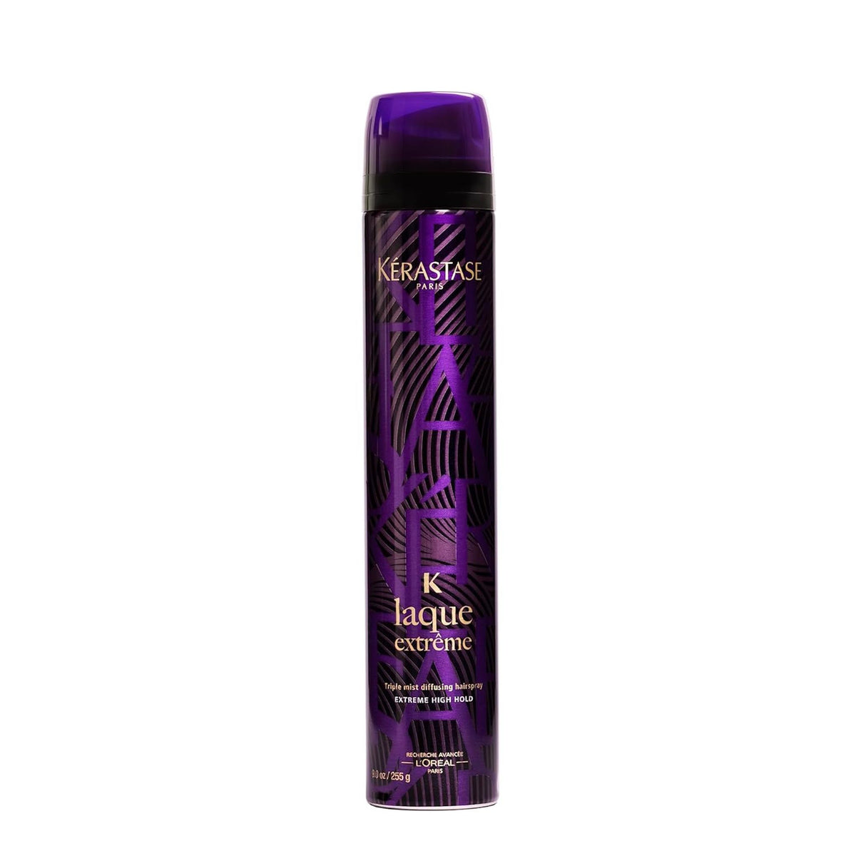 Kérastase Laque Extrême Hair Spray for strong hold and humidity resistance.