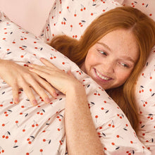 Load image into Gallery viewer, KITSCH - Satin Pillowcase King - Cherry Print
