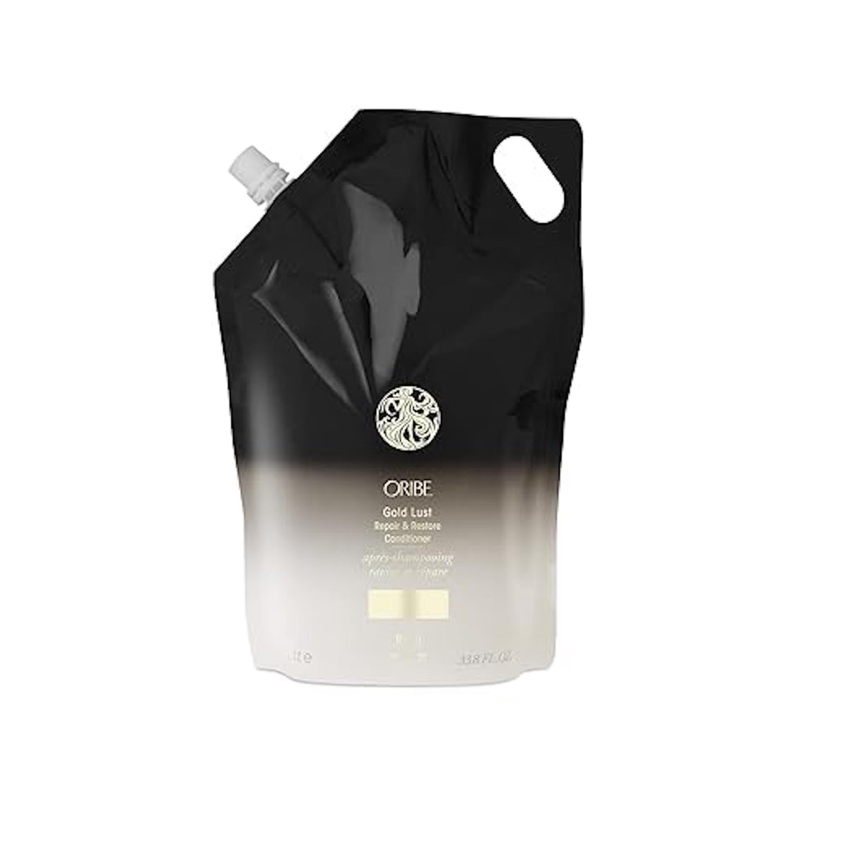 Oribe Gold Lust Repair & Restore Conditioner for damaged hair — 33.8 oz liter refill.