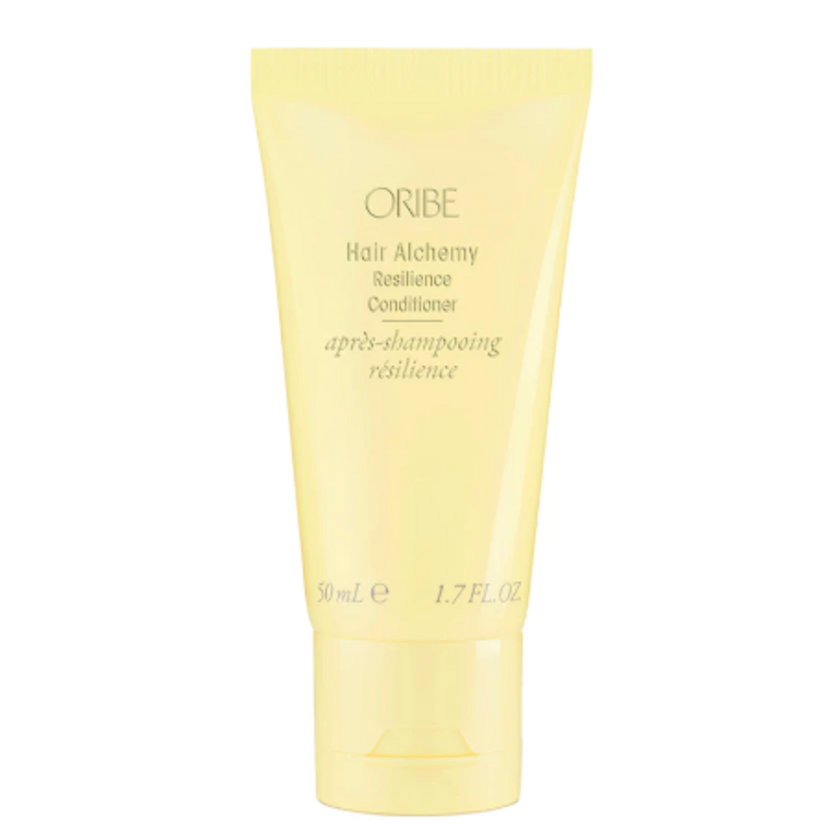 Oribe Hair Alchemy Resilience Conditioner for fragile weak hair — 1.7 oz travel size.