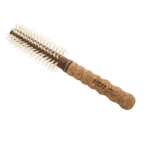 Ibiza Hair B2 boar bristle round brush designed for precision root lift, fringe control, and ultra-defined styling