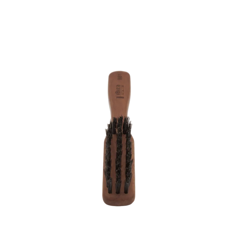 Ibiza Hair Clutch Brush mini travel smoothing brush for detangling, frizz control, and polished everyday finishing