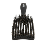Front view of the Ibiza Hair Contour flexible vent brush with boar bristles and nylon pins