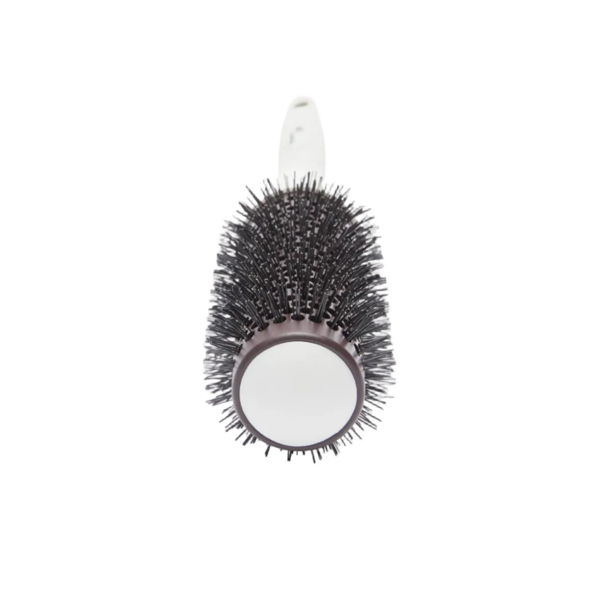 Ibiza Hair Inteligente i4 43mm Smart Ceramic round brush shown from top view for soft volume blowout styling