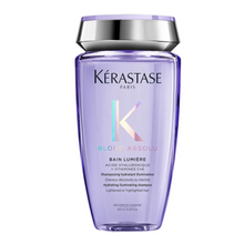 Load image into Gallery viewer, Kérastase Blond Absolu Bain Lumière shampoo full size 250ml front bottle view showing lightweight gel texture formula
