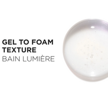 Load image into Gallery viewer, Translucent gel shampoo texture of Kérastase Blond Absolu Bain Lumière for blonde hydration and shine
