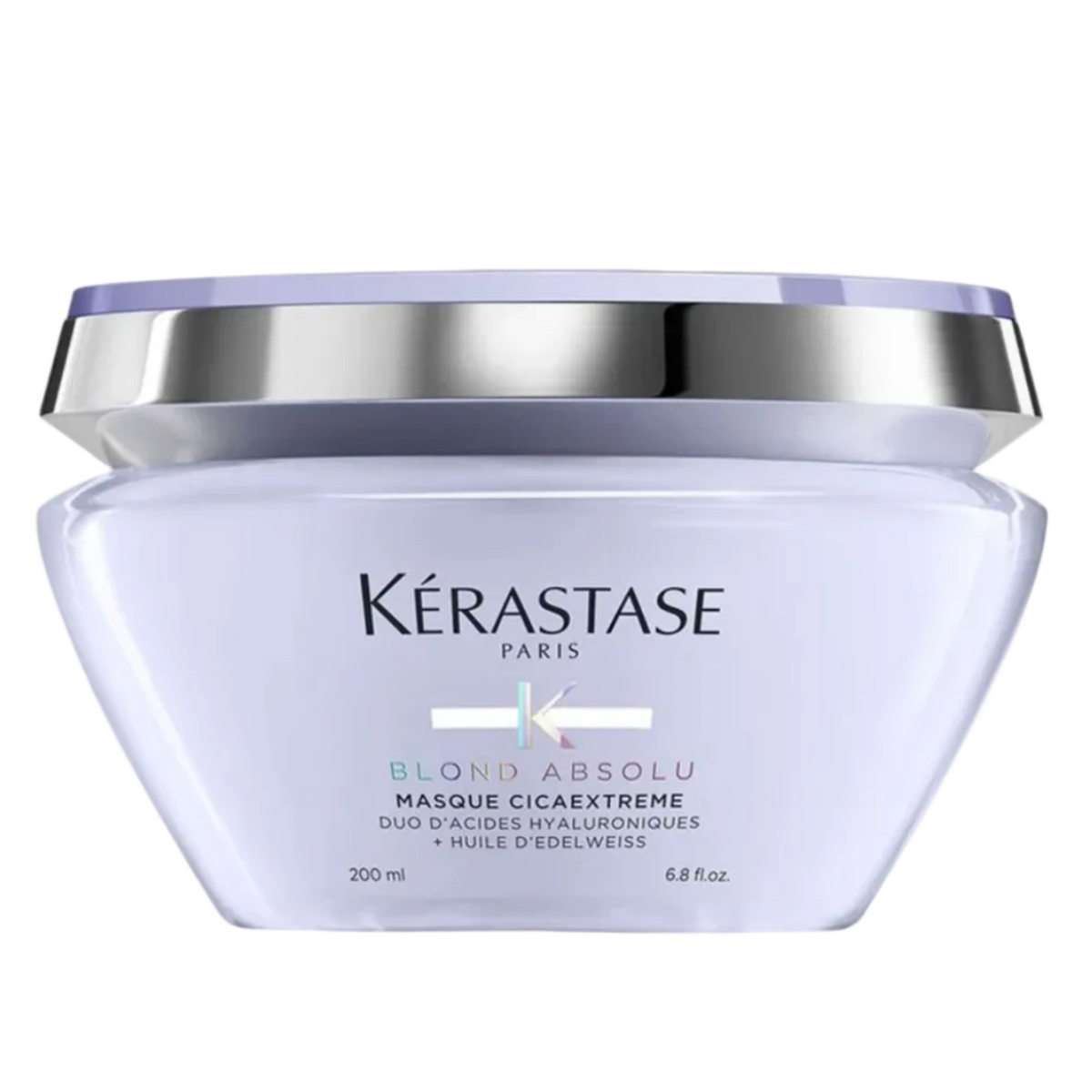 Kérastase Blond Absolu Masque Cicaextreme restorative hair mask for sensitized blonde hair.