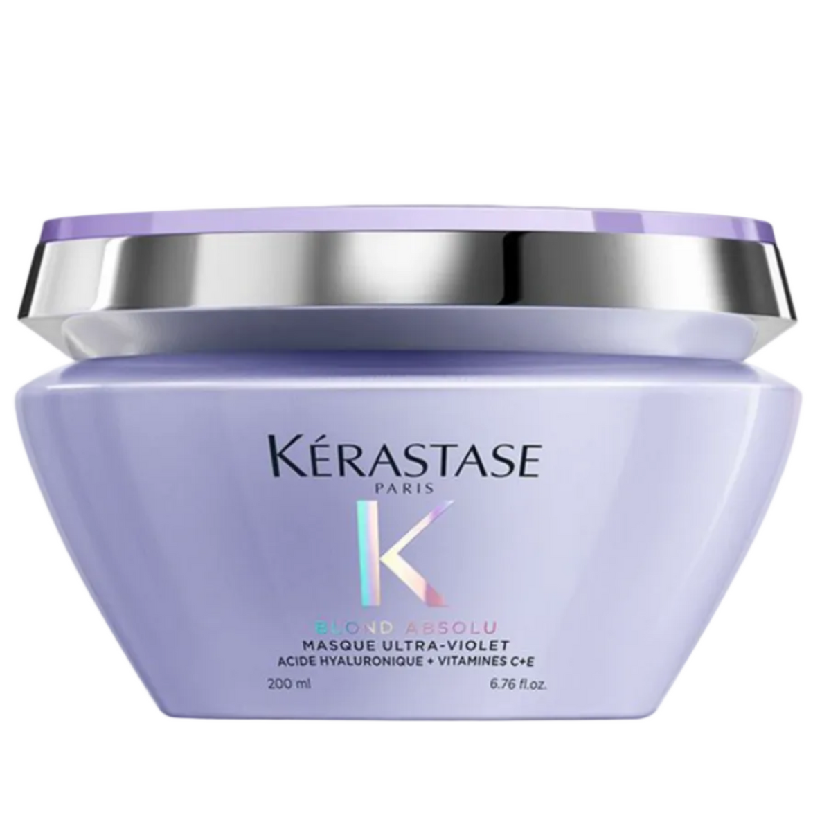 Kérastase Blond Absolu Masque Ultra-Violet purple hair mask for blonde hair.