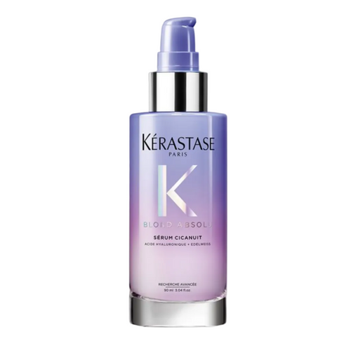 Kérastase Blond Absolu Sérum Cicanuit overnight recovery serum for blonde hair.