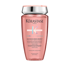 Load image into Gallery viewer, Kérastase Chroma Absolu Bain Riche Chroma Respect full size 250ml shampoo for medium to thick color-treated hair
