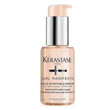 Load image into Gallery viewer, Kérastase Curl Manifesto Huile Sublime Repair nourishing hair oil for curls and coils
