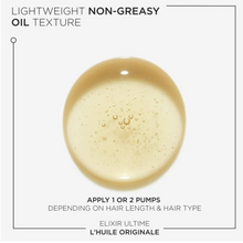 Load image into Gallery viewer, Lightweight golden oil texture of Kérastase Elixir Ultime L'Huile Originale for shine and frizz control
