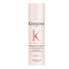 Load image into Gallery viewer, Kérastase Fresh Affair Dry Shampoo travel size 34g on a white background, fine fragrance dry shampoo that absorbs oil and refreshes hair between washes.
