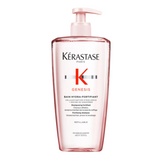 Kérastase Genesis Bain Hydra-Fortifiant strengthening shampoo for fine or oily weakened hair — 500ml value size.