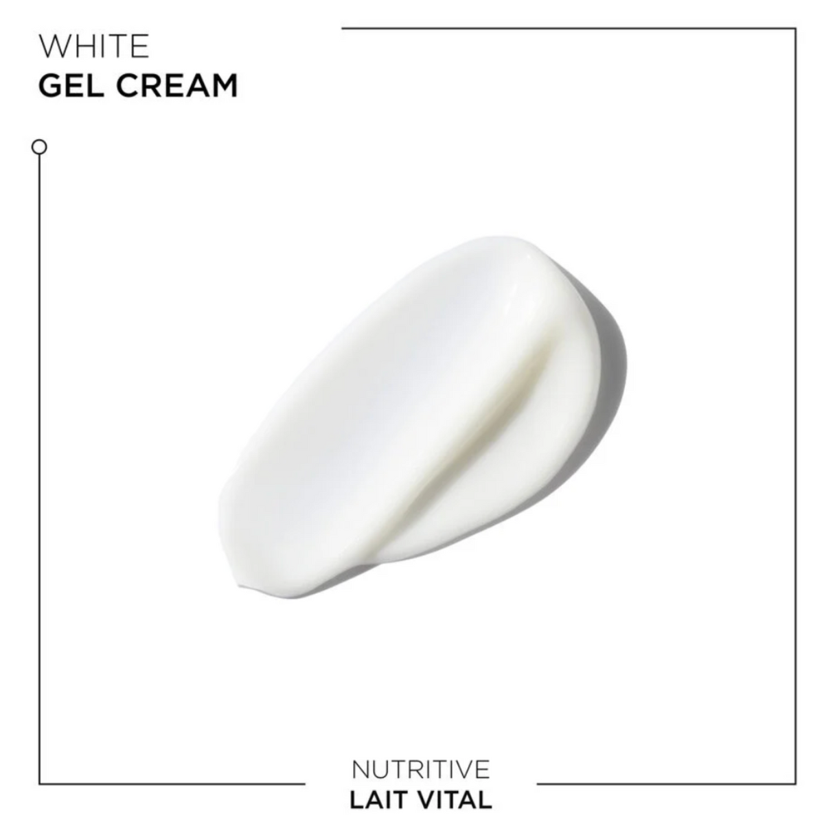 Lightweight creamy conditioner texture of Kérastase Nutritive Lait Vital for soft hydration and manageability