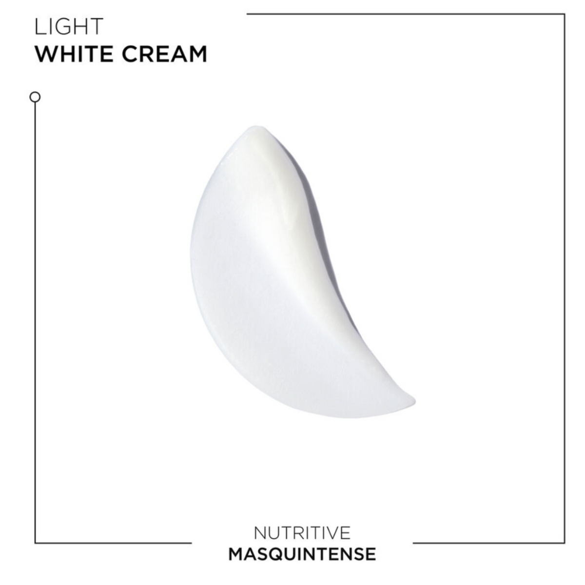 Kérastase Nutritive Masquintense showcasing its lightweight cream texture designed to deeply nourish dry hair while maintaining natural movement and softness.