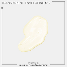Load image into Gallery viewer, Kérastase Première Huile Gloss Réparatrice Oil showcasing its lightweight texture that delivers shine, softness, and repair without weighing hair down.
