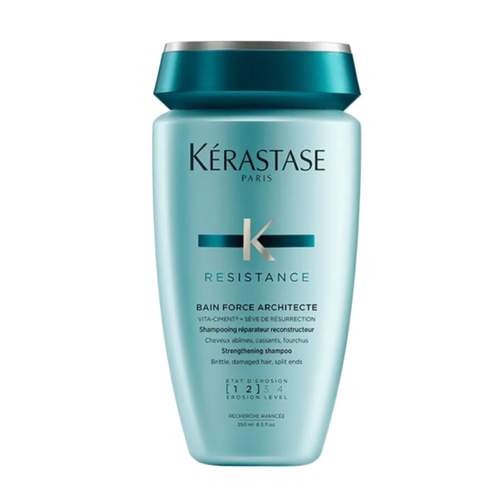 Kérastase Résistance Bain Force Architecte strengthening shampoo for weakened damaged hair — 250ml full size.