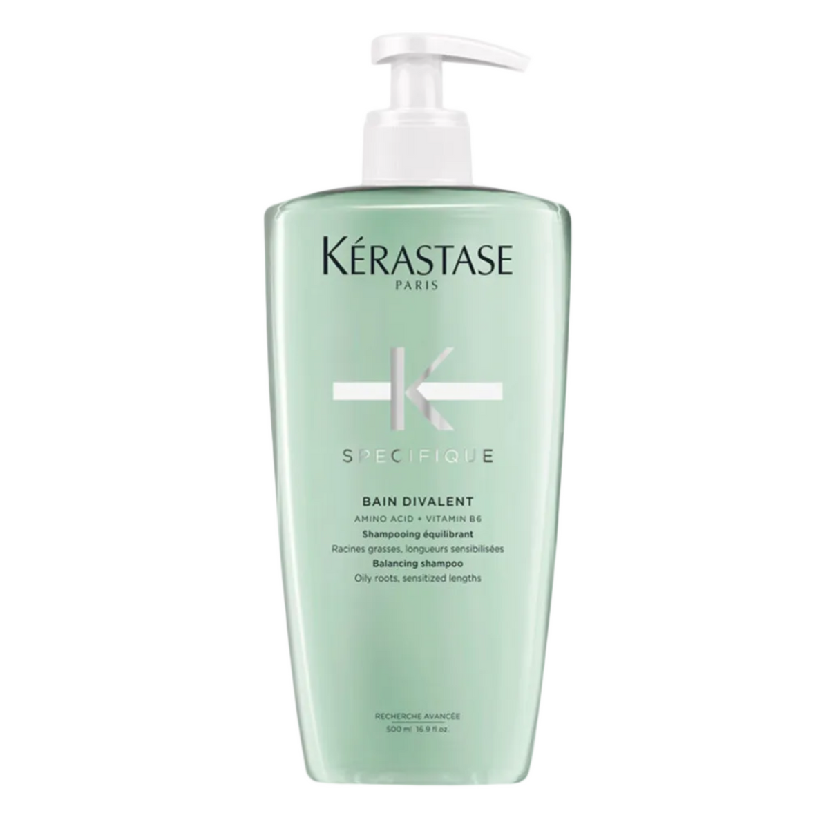 Kérastase Spécifique Bain Divalent balancing shampoo for oily roots and sensitized lengths Value Size 500ml