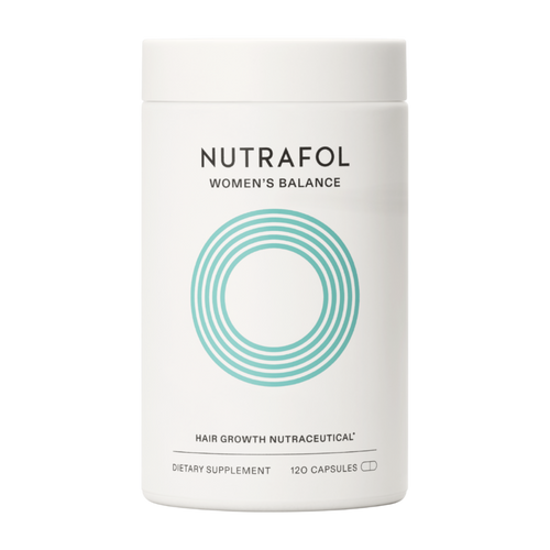 Nutrafol Women’s Balance hair growth nutraceutical one month bottle