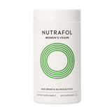 Nutrafol Women’s Vegan Hair Growth Nutraceutical bottle with 120 capsules