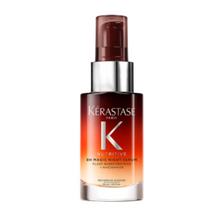 Load image into Gallery viewer, Kérastase Nutritive 8H Magic Night Serum travel size 30ml overnight hair serum front view on white background
