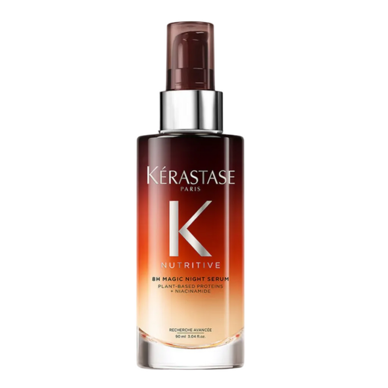 Kérastase Nutritive 8H Magic Night Serum full size 90ml overnight hair serum front view on white background
