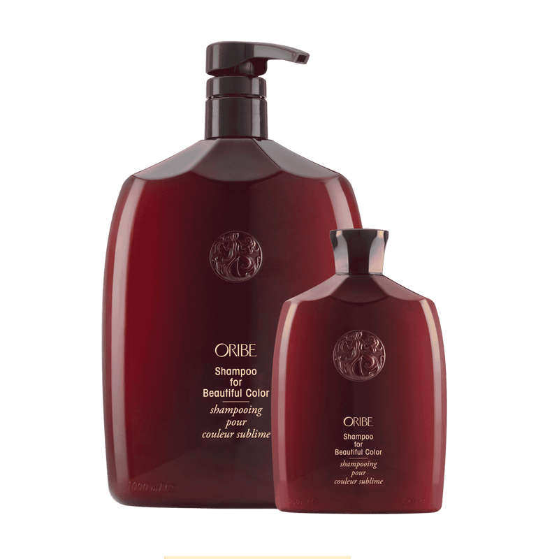 Oribe Shampoo for Beautiful Color in full size and liter size bottles