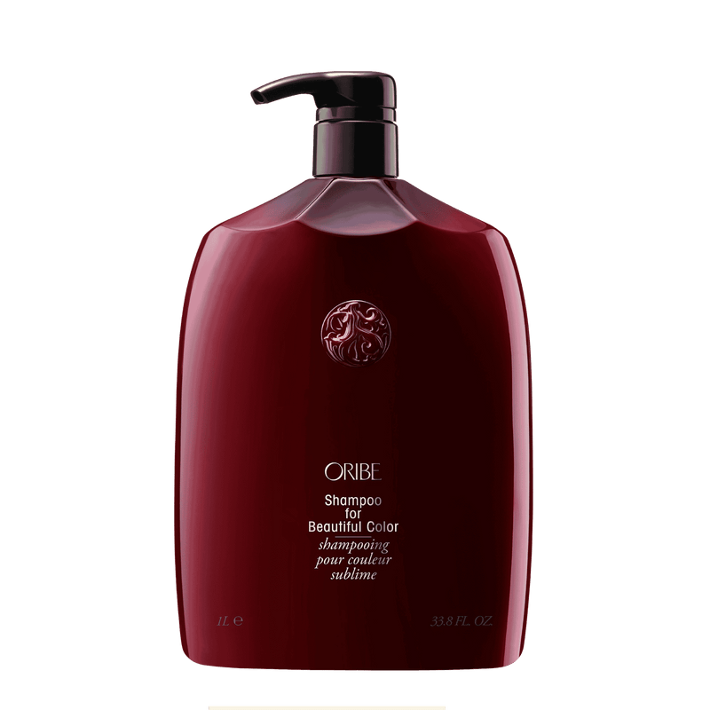 Oribe Shampoo for Beautiful Color liter size 33.8 oz pump bottle