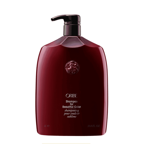 Oribe Shampoo for Beautiful Color liter size 33.8 oz pump bottle