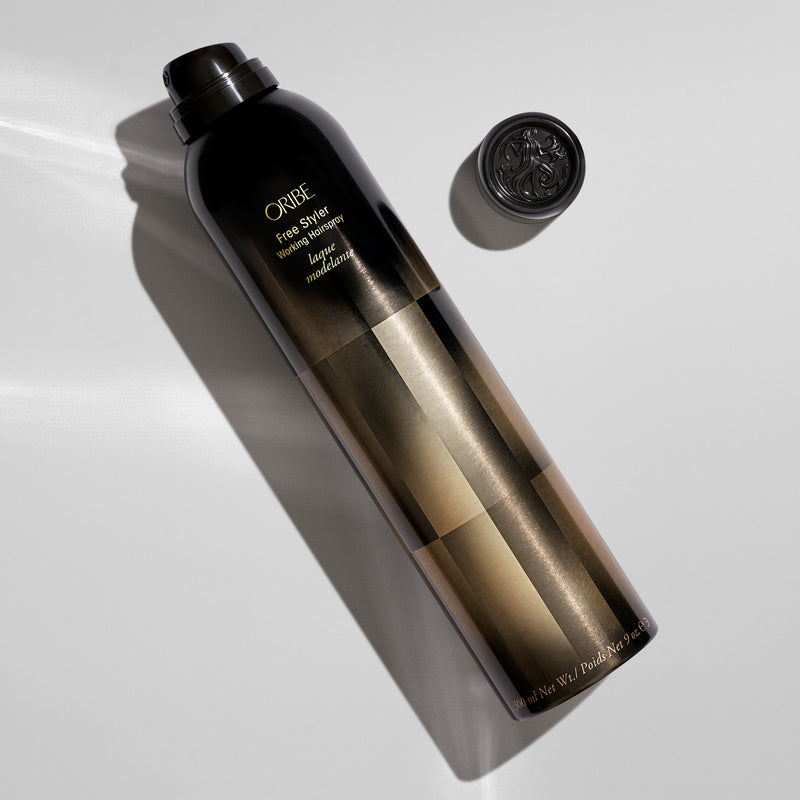 Oribe Free Styler Working Hairspray styling product editorial