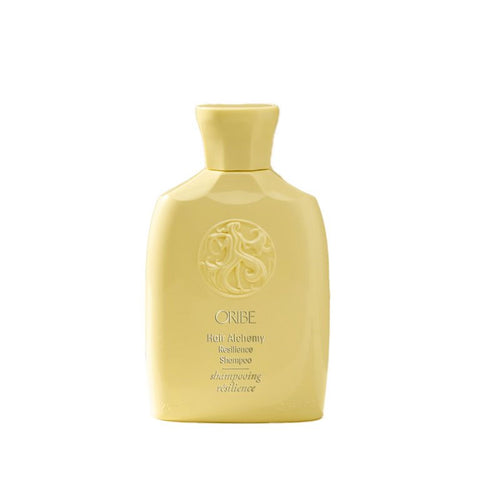 Oribe Hair Alchemy Resilience Shampoo for fragile weak hair — 2.5 oz travel size.