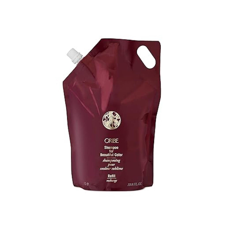Oribe Shampoo for Beautiful Color for color treated hair — 33.8 oz liter refill.