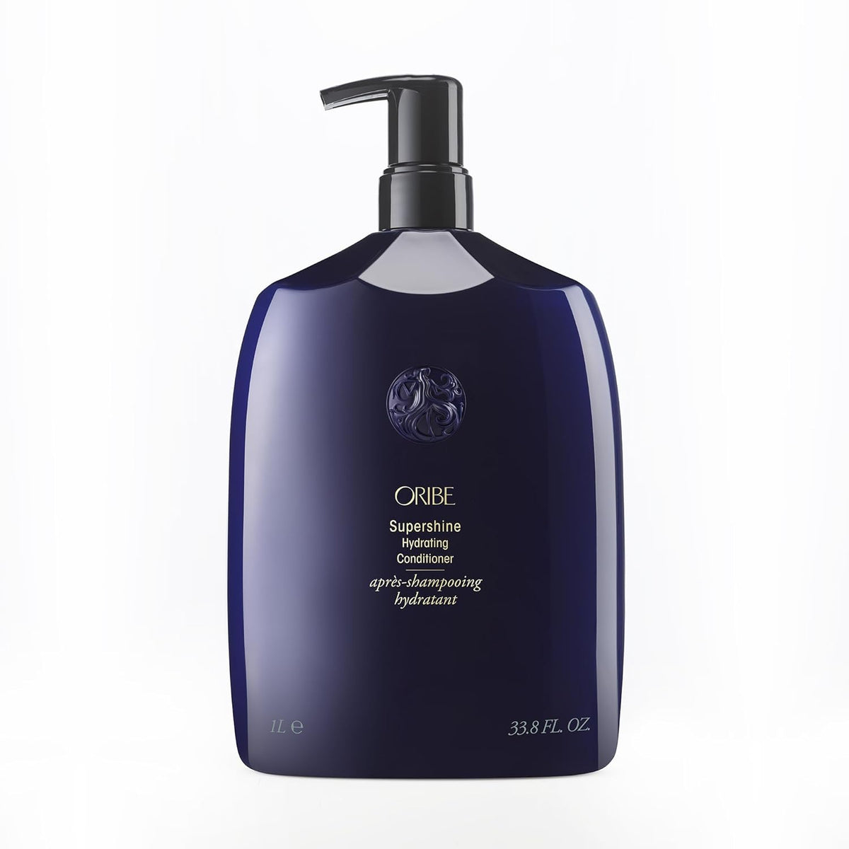 Oribe Supershine Hydrating Conditioner for soft shine and hydration — Liter (33.8 oz).