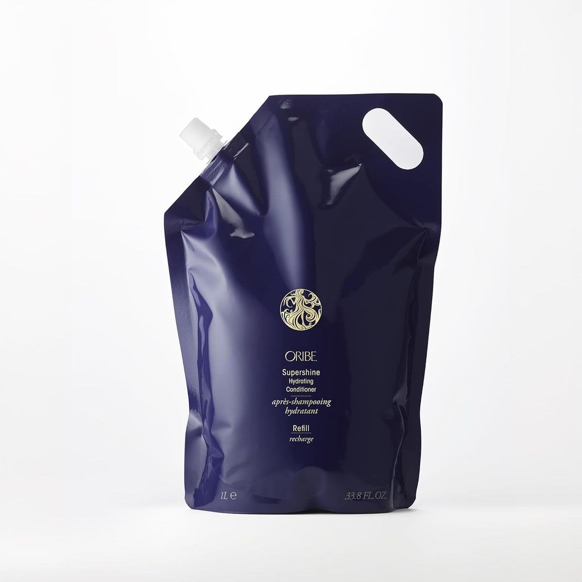 Oribe Supershine Hydrating Conditioner for soft shine and hydration — Liter Refill (33.8 oz).