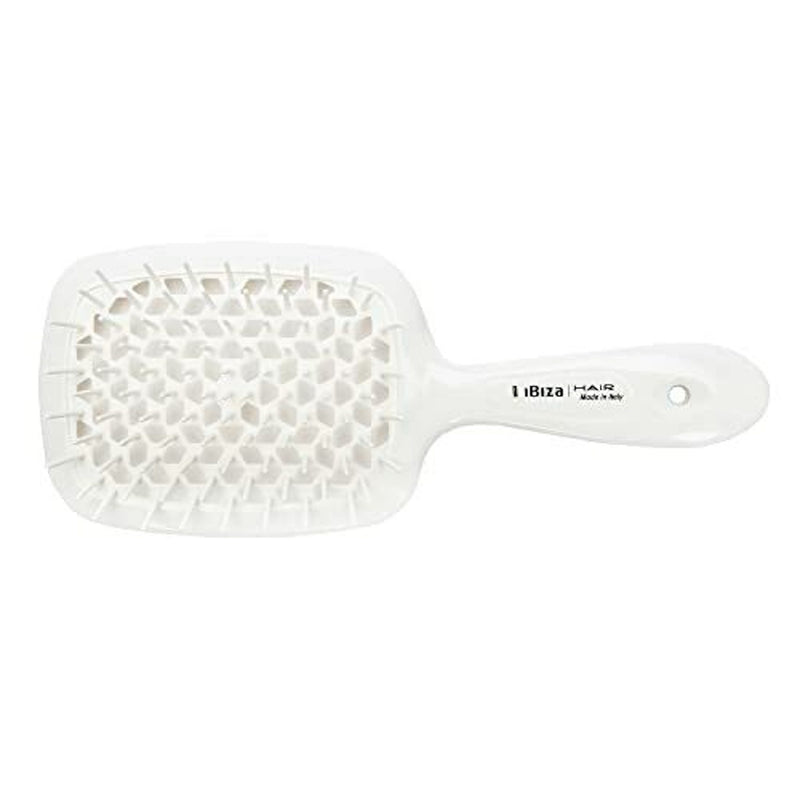Ibiza Hair AirWave Shower Brush in White