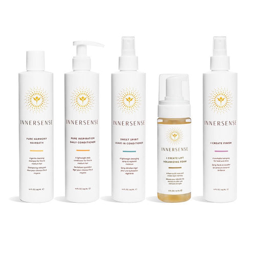 Innersense Boost Body Hair Ceremony Bundle.