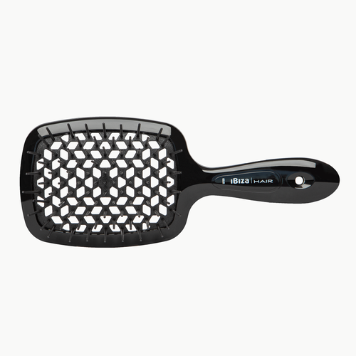 Ibiza Hair AirWave Shower Brush in Black